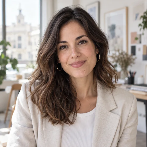 Retrato de Lucía Moreno, personaje virtual de Pulso